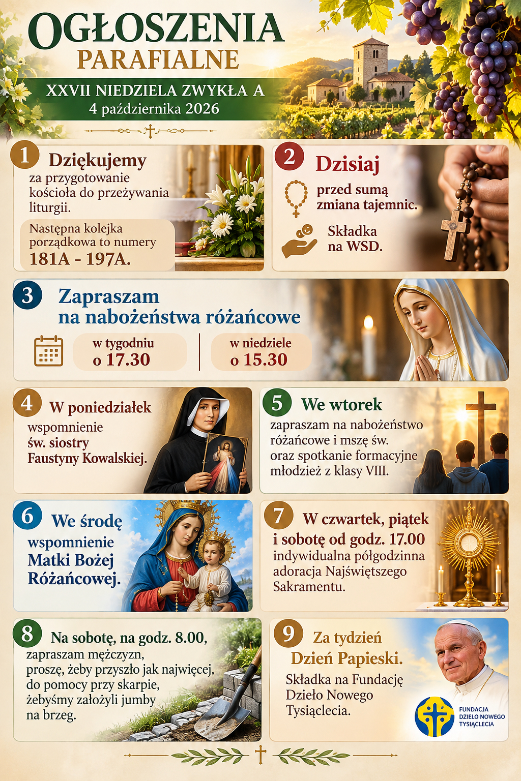 Ogłoszenia parafialne